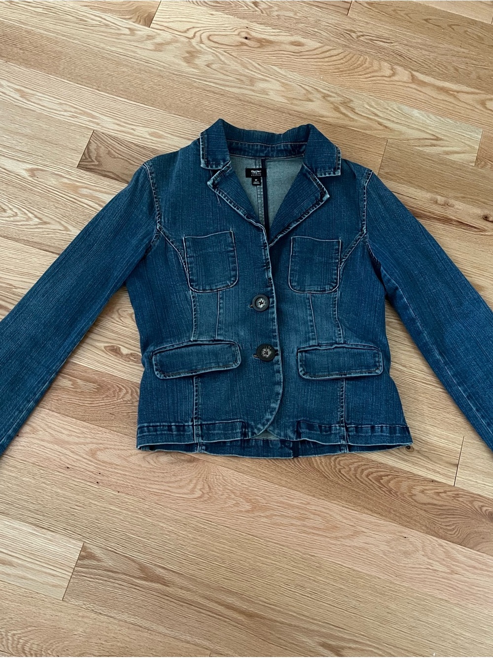 Mossimo Supply Co. Women's Medium Blue Denim Blazer